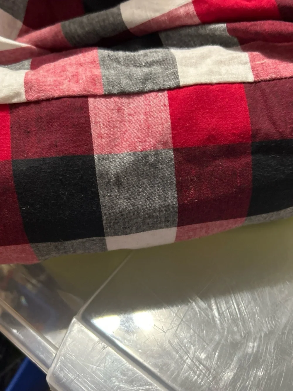 Cato Red and Black Plaid Hobo Shoulder Bag